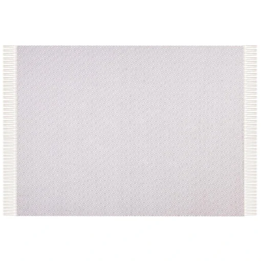 Beliani Plaid MITYAL - Beige Katoen - Afbeelding 4