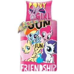 My Little Pony Dekbedovertrek Friendship - Eenpersoons - 140 X 200 Cm - Katoen