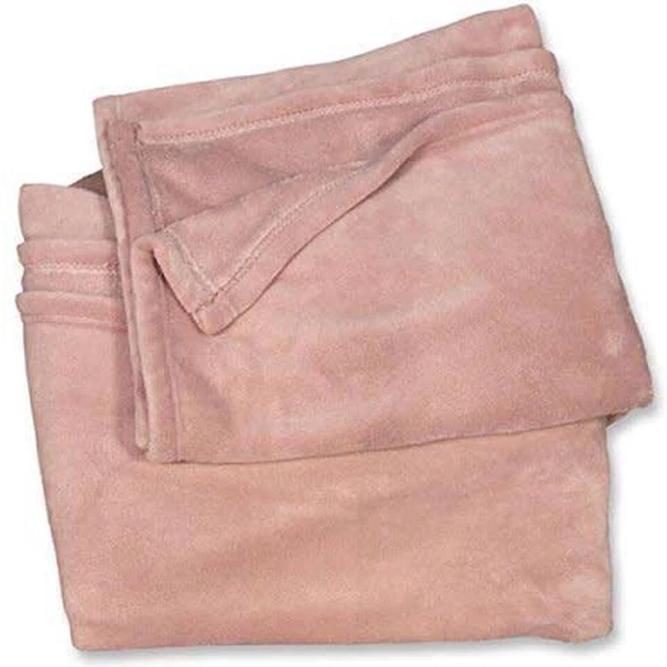 Unique Living Enzo - Fleece Plaid - 130x180 Cm - Oud Roze - Afbeelding 2