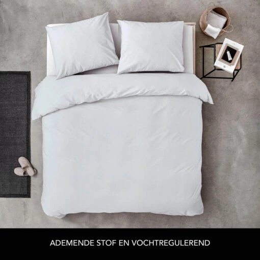 Byrklund - Dekbedovertrek Sleep Softly - 140x220 Cm - Wit - Afbeelding 2
