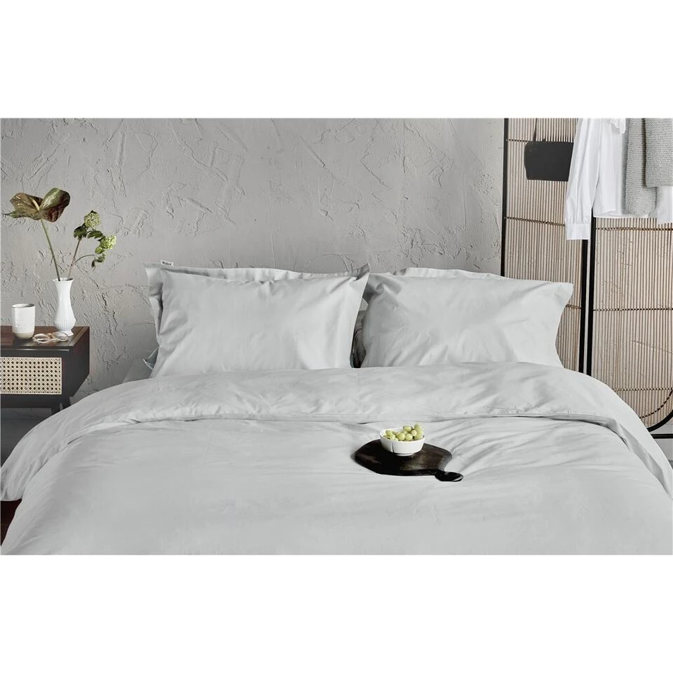 Walra - Dekbedovertrek Forever Cotton - 240x220 Cm - Licht Grijs - Afbeelding 3