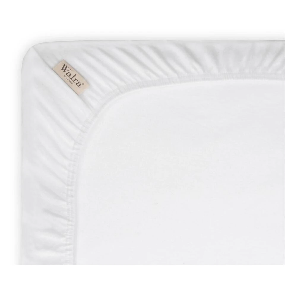 Walra - Molton Cotton Cover Split-Topper - 160x200/210 Cm - Wit - Afbeelding 3