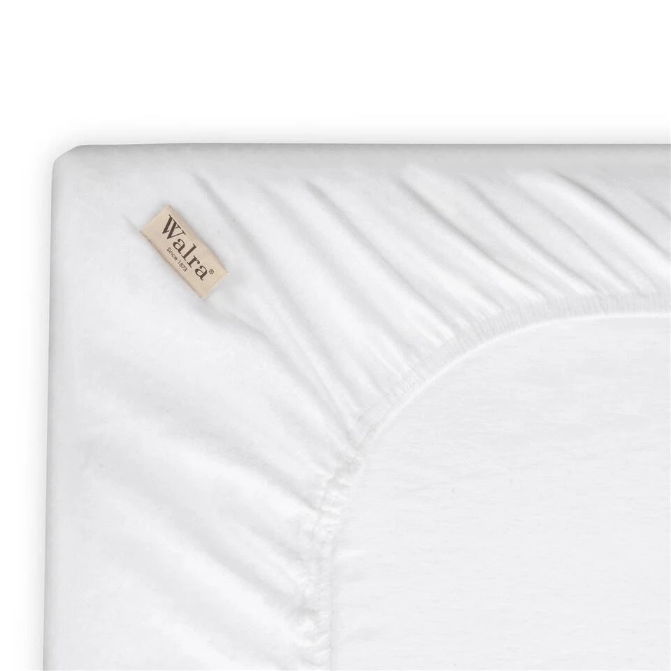 Walra - Molton Cotton Cover - 90x220 Cm - Wit - Afbeelding 2