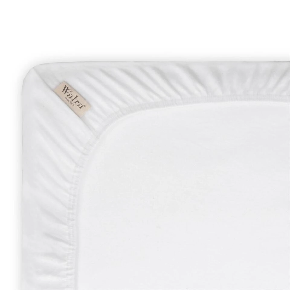 Walra - Molton Cotton Cover Topper - 90x200 Cm - Wit - Afbeelding 2