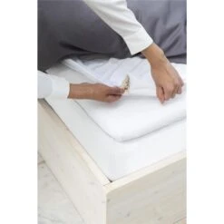 Walra - Molton Cotton Cover Topper - 160x200 Cm - Wit -Beddengoed Winkel 1000018445 0103