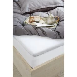 Walra - Molton Cotton Cover - 80x200 Cm - Wit -Beddengoed Winkel 1000018447 0103