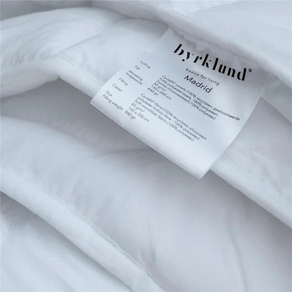 Byrklund - Dekbed All Season Madrid - 240x220 Cm - Anti Allergisch - Afbeelding 3