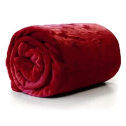 Unique Living - Fleece Plaid Enzo -130x180 Cm - Rood