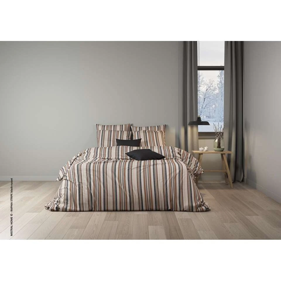 Mistral Home Dekbedovertrek 100% Katoen Flanel Raphia 260x240 Cm - Afbeelding 2