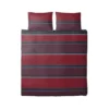 Ten Cate Katoenen Lits Jumeaux Dekbedovertrek - 240x200/220 - Thor Rood
