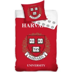 Harvard Dekbedovertrek - Eenpersoons - 140 X 200 Cm - Katoen