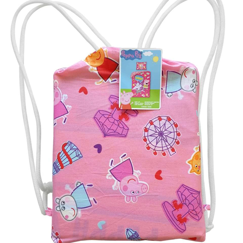 Peppa Pig Dekbedovertrek Wow! - Eenpersoons - 140 X 200 Cm - Katoen - Afbeelding 3