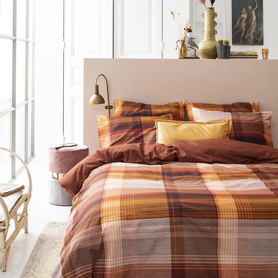 Cinderella Dekbedovertrek Ponte - Katoen - 240x200/220 Cm - Red Clay - Afbeelding 2