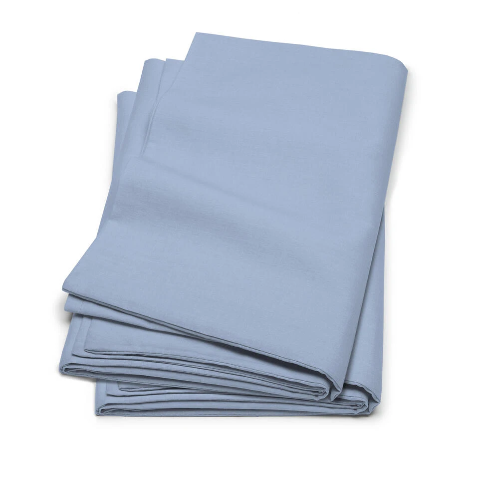 Cinderella Kussenslopen Met Rits - Katoen - 40x80 Cm - Saffier - 2 Stuks - Afbeelding 2