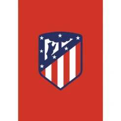 Atletico Madrid Fleece Deken Logo - 130 X 170 Cm - Polyester