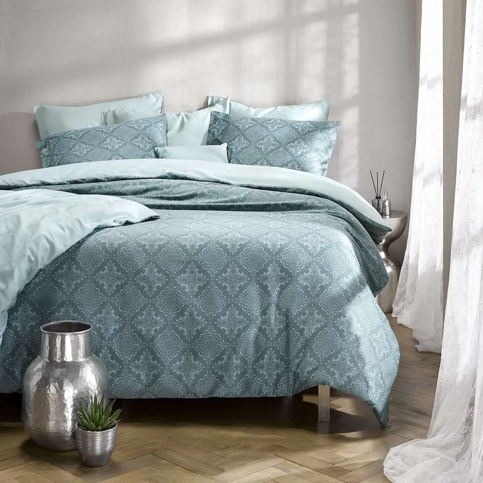 De Witte Lietaer Dekbedovertrek Katoen Satijn Rosemary - 200 X 200/220 Cm - Afbeelding 2