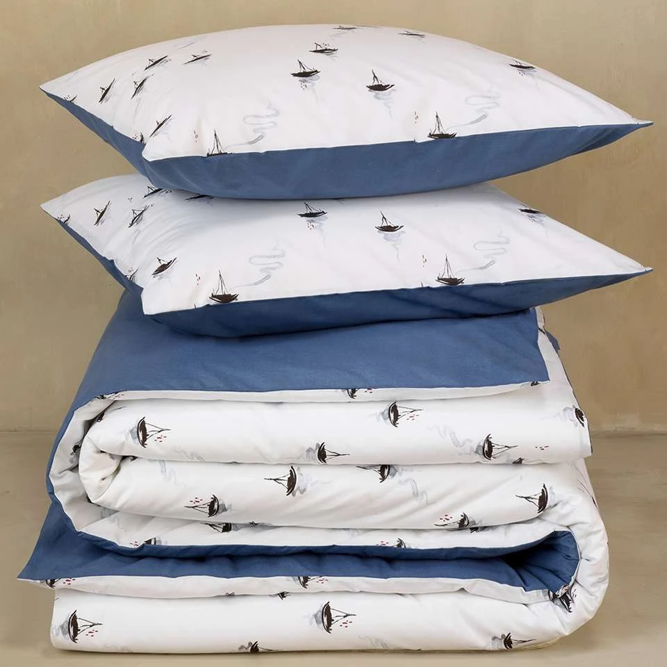 De Witte Lietaer Dekbedovertrek Hiroshi - 260 X 240 Cm - Katoen Perkal - Afbeelding 3