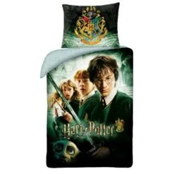 Harry Potter Dekbedovertrek Lumos - Eenpersoons - 140 X 200 Cm - Katoen
