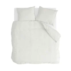 Walra - Dekbedovertrek Vintage Cotton - 200x220 Cm - Naturel