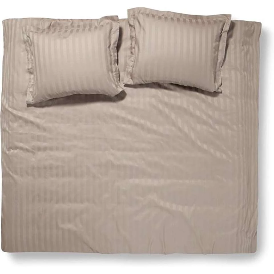 Dekbedovertrek Damai Linea Cement Satijn-260x200/220