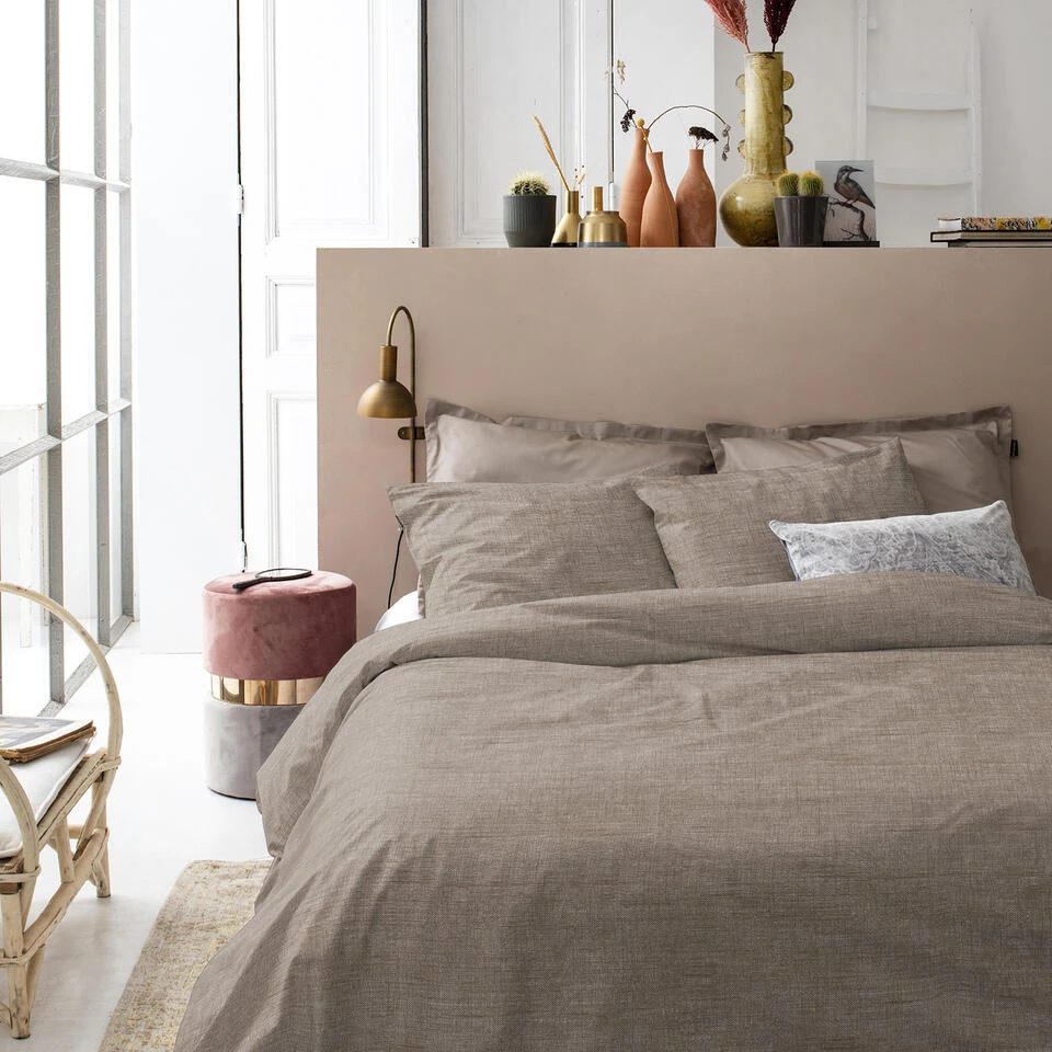 Cinderella Dekbedovertrek Lyn - Katoen - 240x200/220 Cm - Sand - Afbeelding 2