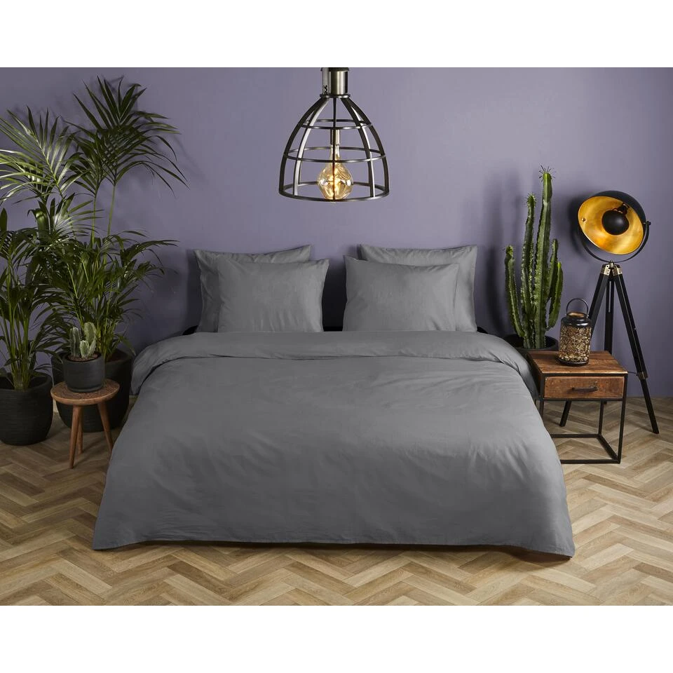 HIP Dekbedovertrek "" - Grijs - (140x220 Cm) - Afbeelding 2