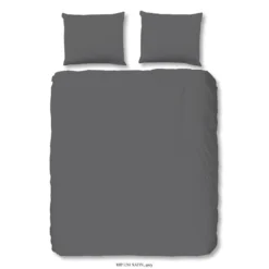 HIP Dekbedovertrek "" - Grijs - (140x220 Cm)