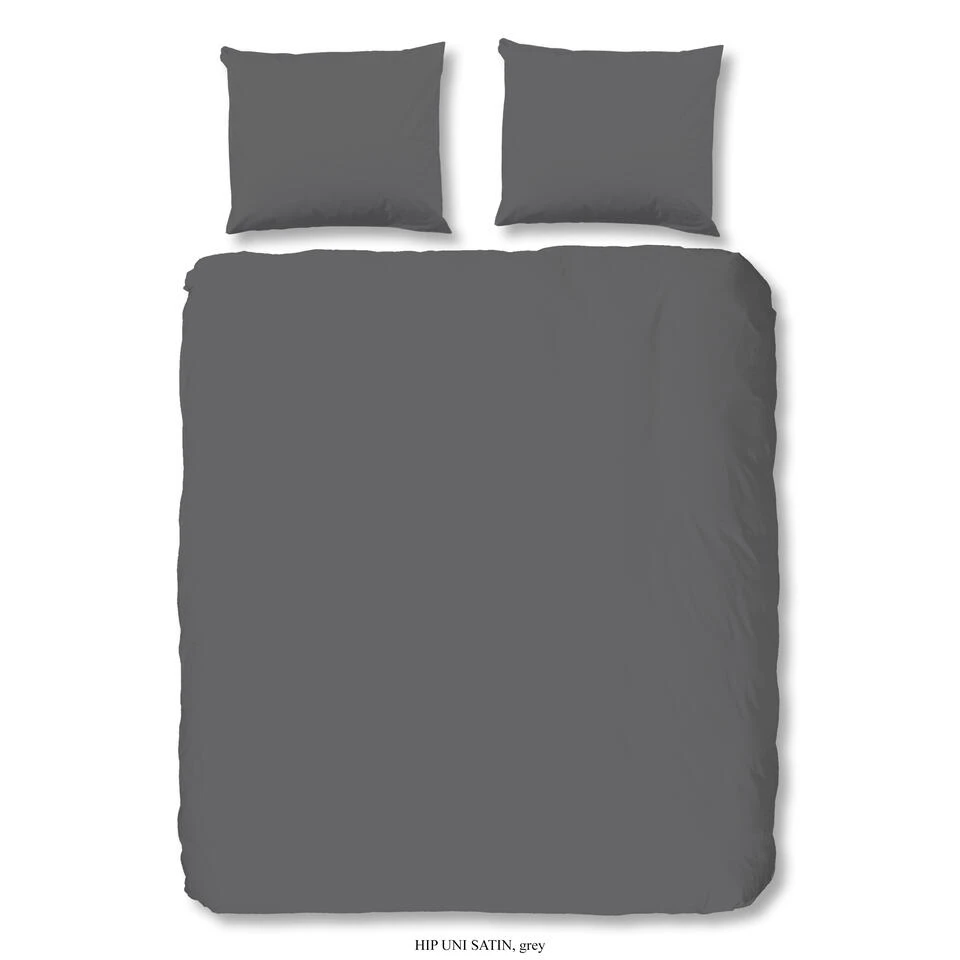 HIP Dekbedovertrek "" - Grijs - (140x220 Cm)