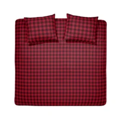Damai Dekbedovertrek Flanel - 260 X 200/220cm - Rood