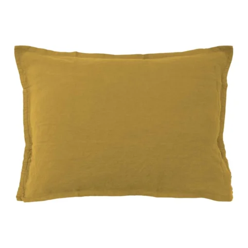 Matt & Rose Set Kussenslopen Saffraan - 50 X 70 Cm - 100% Linnen