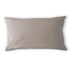 Cinderella Weekend - Kussenslopen Met Rits - Katoen - 50x90 Cm - Taupe - 2 Stuks