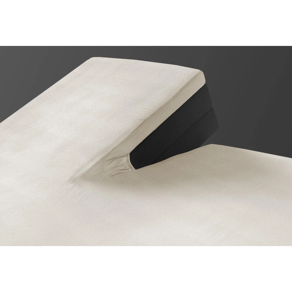 SleepMed Crème Hoeslaken Voor Splitmatras, 140 X 200 Cm - Afbeelding 2