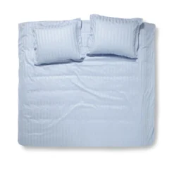 Damai Dekbedovertrek Katoen-satijn - 240 X 240/220cm - Blauw