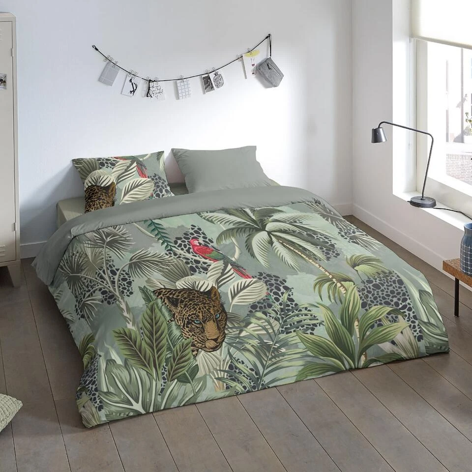 Pure Dekbedovertrek "Isla" - Groen - (240x220 Cm) - Afbeelding 2