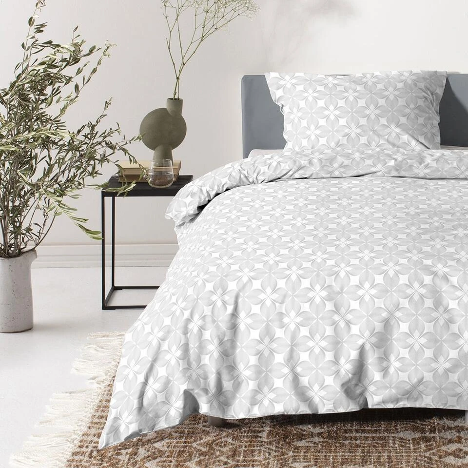 Cinderella Lilou - Dekbedovertrek - Satijn - 260x200/220 Cm - White - Afbeelding 3