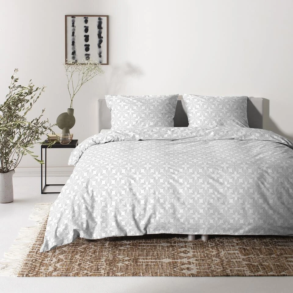 Cinderella Lilou - Dekbedovertrek - Satijn - 260x200/220 Cm - White