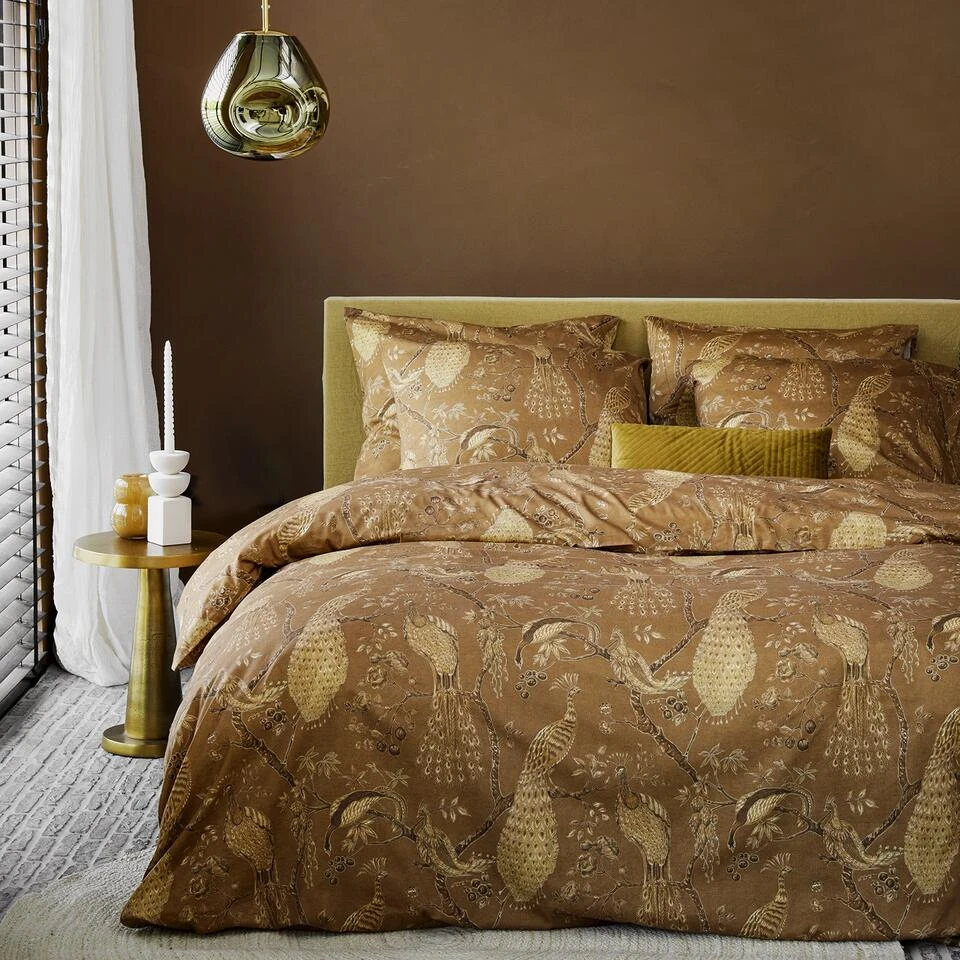 Damai Flamand - Dekbedovertrek - Satijn - 260x200/220 Cm - Gold Ocre - Afbeelding 2