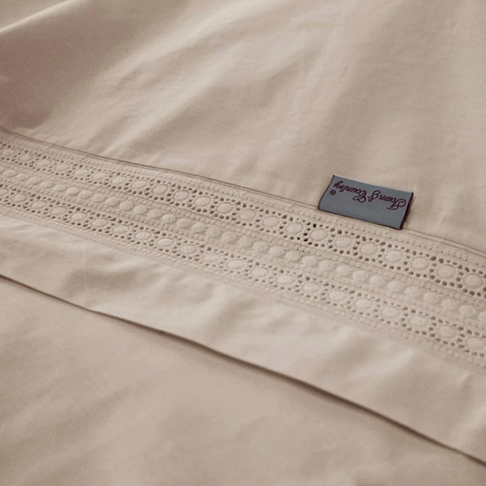 Town & Country Dekbedovertrek Camilla Zand-Lits-jumeaux (240 X 200/220 Cm) - Afbeelding 2