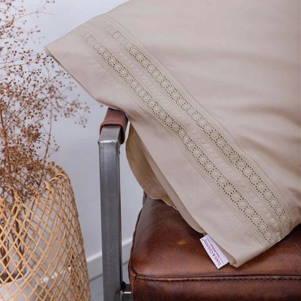 Town & Country Dekbedovertrek Camilla Zand-Lits-jumeaux (240 X 200/220 Cm) - Afbeelding 3