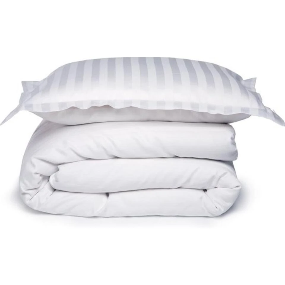 Dekbedovertrek Damai Linea White Satijn-240x200/220 - Afbeelding 2