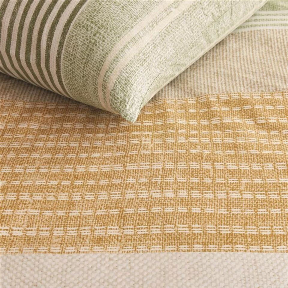 Ariadne At Home Dekbedovertrek Lin Okergeel-Lits-jumeaux (240 X 200/220 Cm) - Afbeelding 3