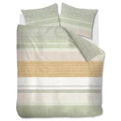 Ariadne At Home Dekbedovertrek Lin Okergeel-Lits-jumeaux (240 X 200/220 Cm)