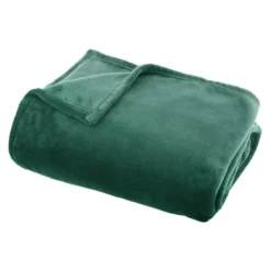 Atmosphera Plaid - Groen - Polyester - 125 X 150 Cm