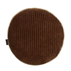 KAAT Amsterdam Sierkussen Perdy Brown - 40 X 40 Cm - Rond