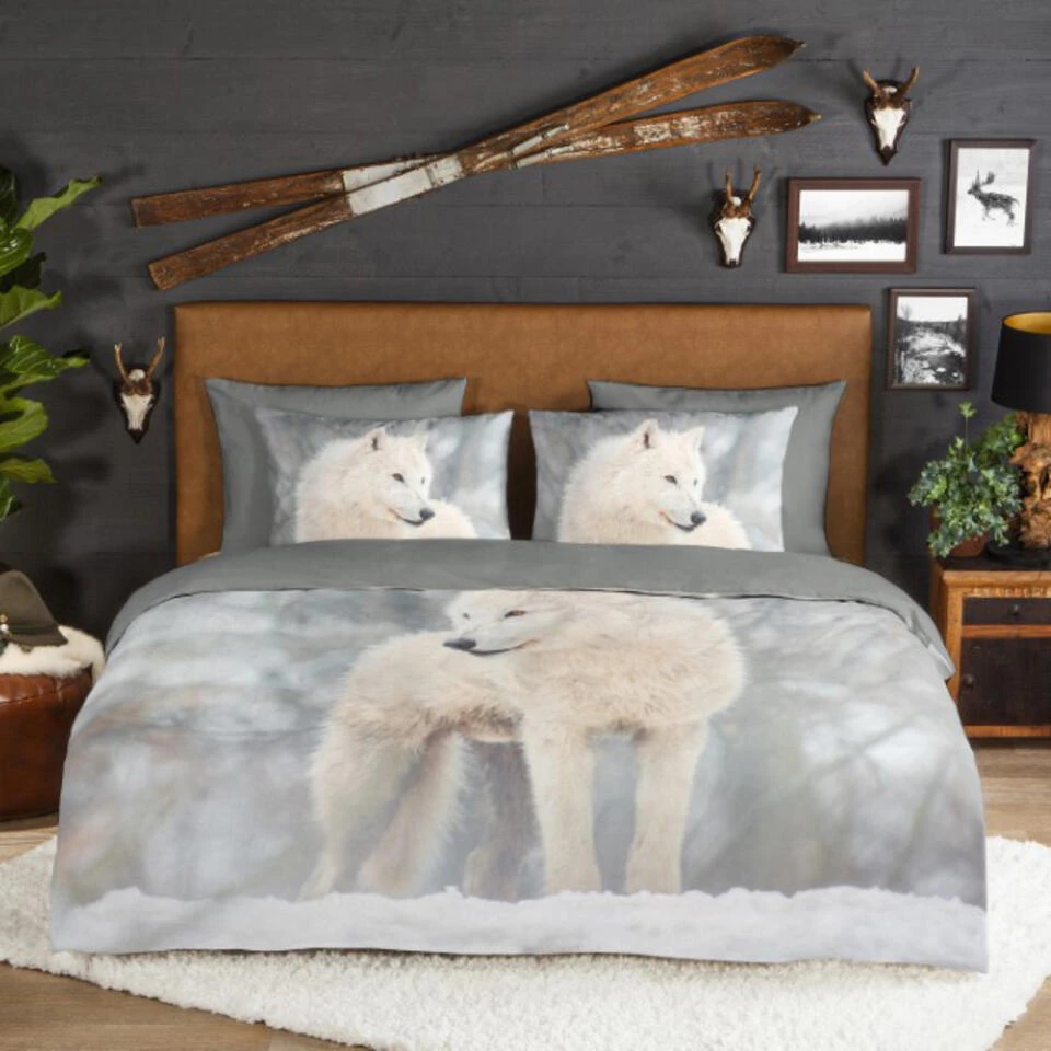 Good Morning Dekbedovertrek "Julian" - Grijs - (240x220 Cm) - Afbeelding 2