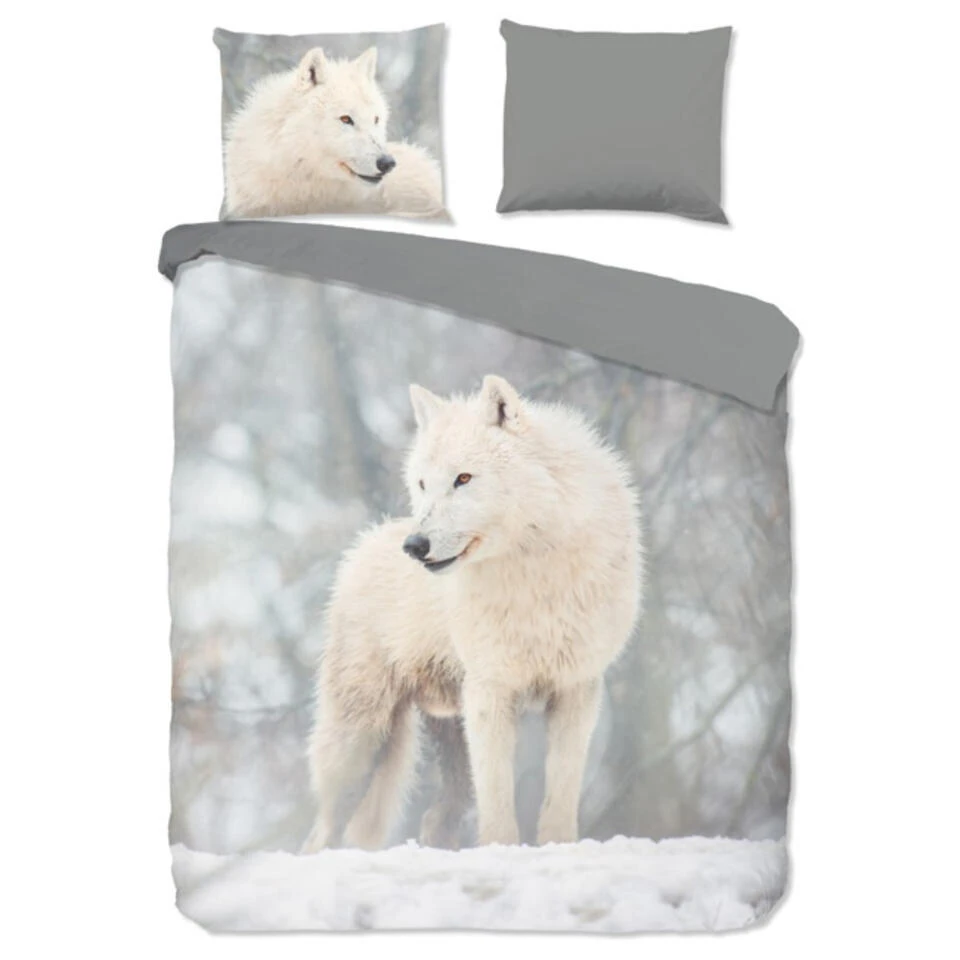 Good Morning Dekbedovertrek "Julian" - Grijs - (240x220 Cm)