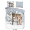 Good Morning Dekbedovertrek "Lynx" - Grijs - (240x220 Cm)