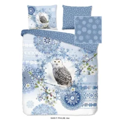 HIP Dekbedovertrek "Phalini" - Blauw - (200x220 Cm)