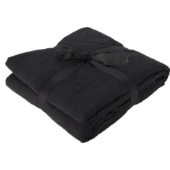 H&S Deken-dekentje-plaid - Polyester - Antraciet - 200 X 220 Cm