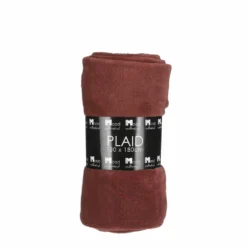 In The Mood - Fleece Deken/plaid - Bruin - 130 X 180 Cm - Bank/bed